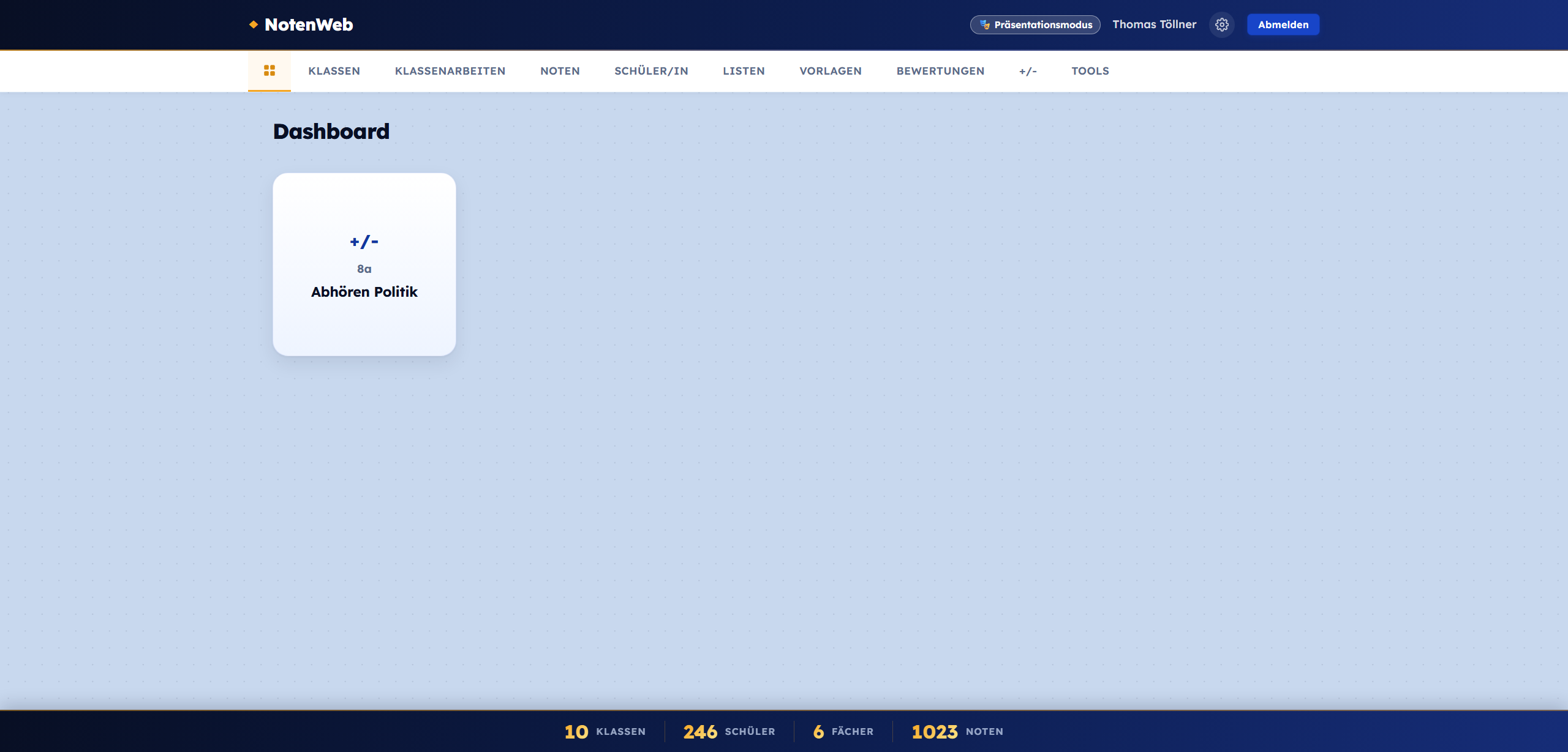 NotenWeb — Ansicht 7